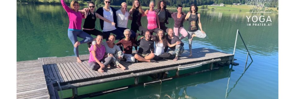 Yogagruppe am Weissensee