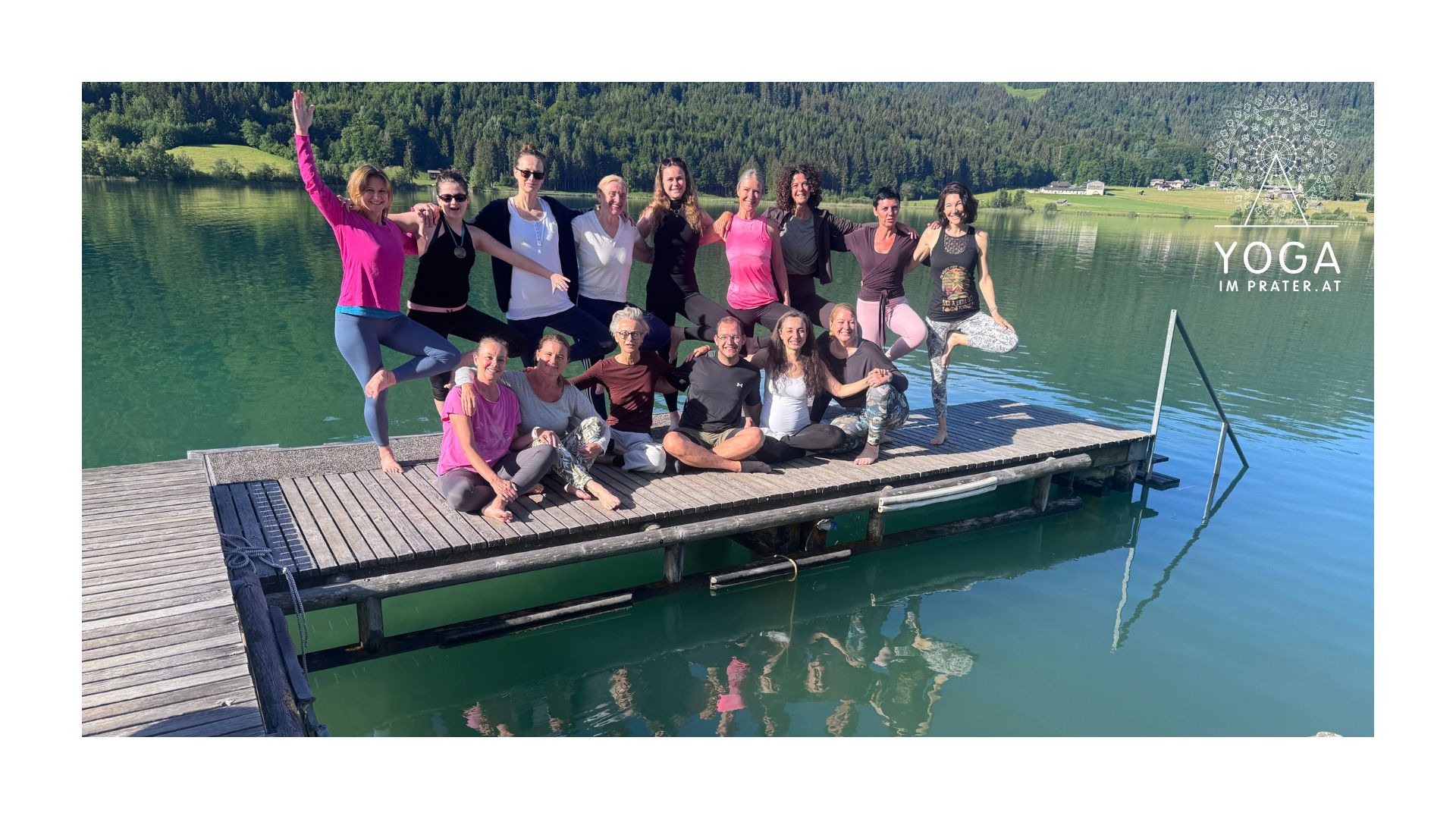 Yogagruppe am Weissensee